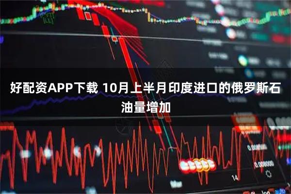 好配资APP下载 10月上半月印度进口的俄罗斯石油量增加